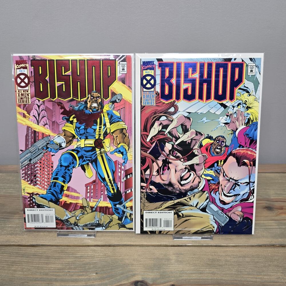 BISHOP 1-4 Complete Set Marvel Comics 1994 X-Men Limited Mini Series Foil Lot NM